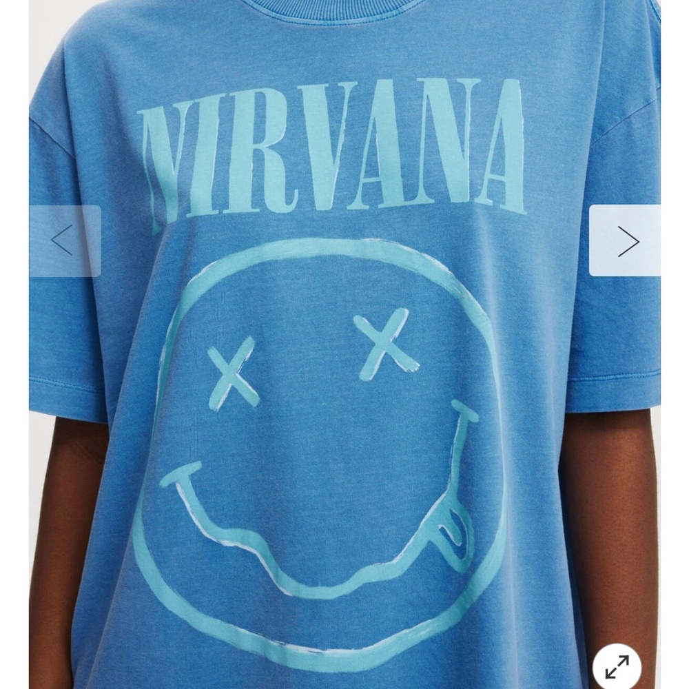 Cotton On Nirvana T-shirt - Picture 1 of 6